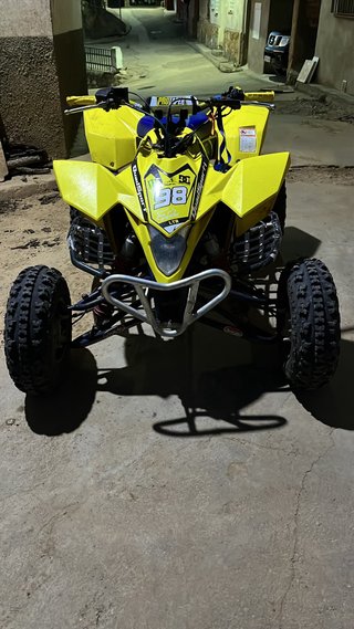 Suzuki LTR 450 Quad Amarillo y Azul