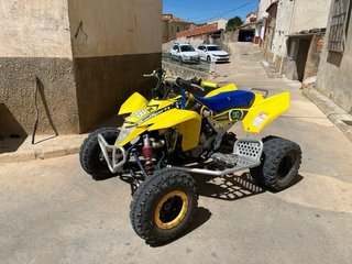 Suzuki LTR 450 Quad Amarillo y Azul