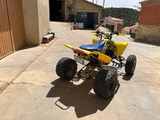 Suzuki LTR 450 Quad Amarillo y Azul