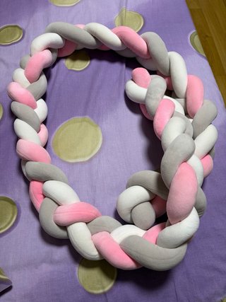 Trenza protector cuna 2m