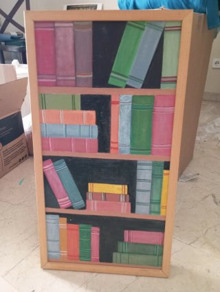 Set de 2 cuadros realizados con pinturas acrílicas