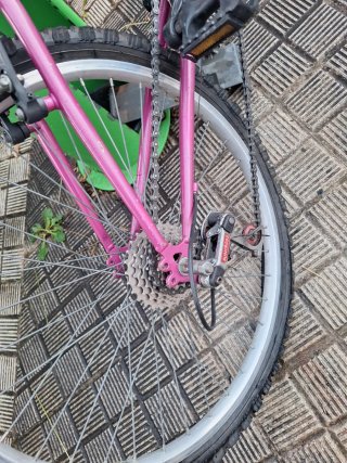 Bicicleta infantil rosa