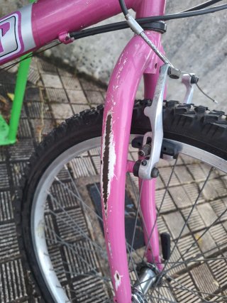 Bicicleta infantil rosa