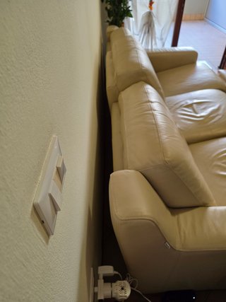 Divano Chateau d'Ax in pelle beige