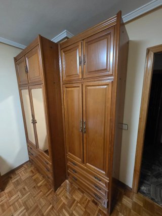 Armario modular de madera
