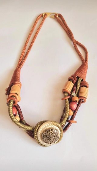Cinturón fajín vintage estilo boho étnico