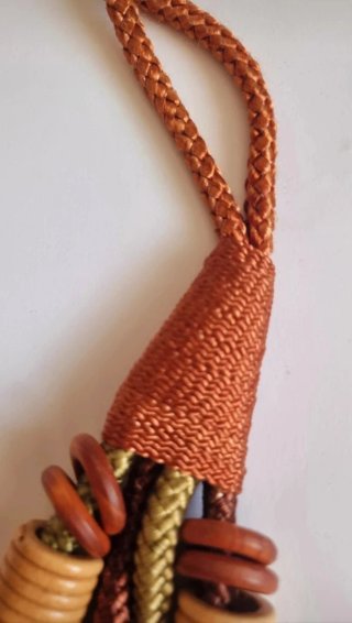 Cinturón fajín vintage estilo boho étnico