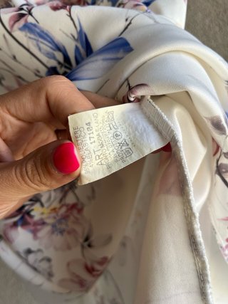 Vestito floreale bianco