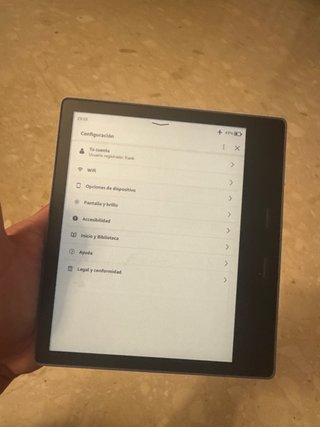Ebook Kindle Oasis 10 Wifi 7" con luce