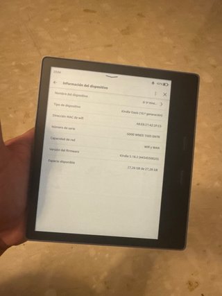 Ebook Kindle Oasis 10 Wifi 7" con luce