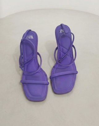 Sandalias Zara Moradas