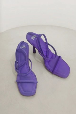 Sandalias Zara Moradas