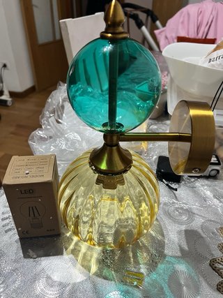 Lámpara de pared LED cristal