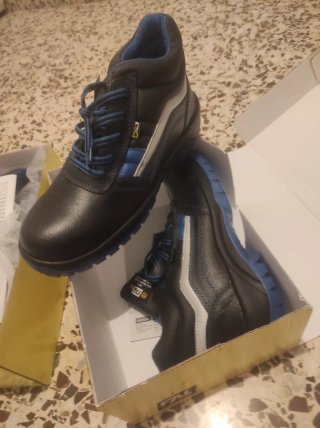 Botas de seguridad FAL negras y azules
