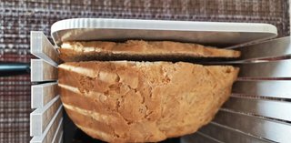 Cortador de Pão Plástico Laranja