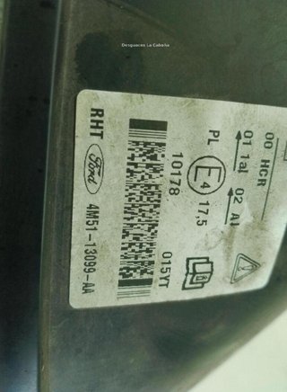 23070721 4m5113099aa faro derecho ford focus ii da