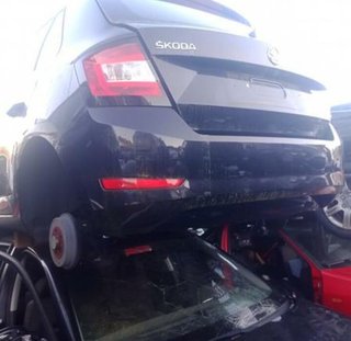 Paragolpes trasero skoda 99427 fabia (nj3)
