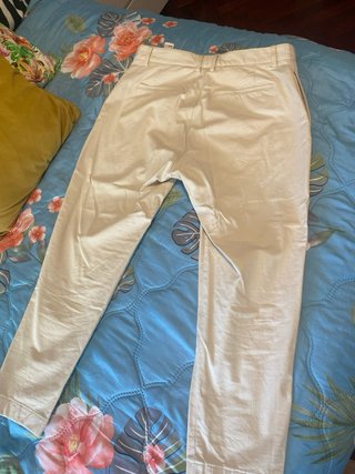 Pantalón Zara Hombre Beige
