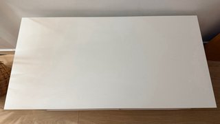 Mesa centro elevable blanca moderna