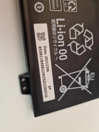 Batería Lenovo L20D4PC1 5100mAh 78Wh