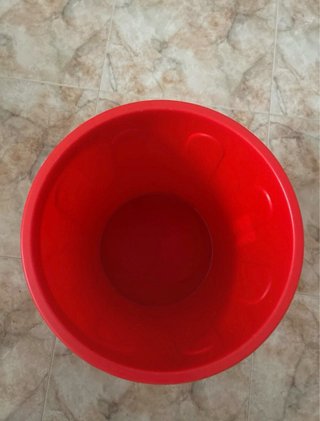 Cubo de basura 21L Plastic Forte rojo