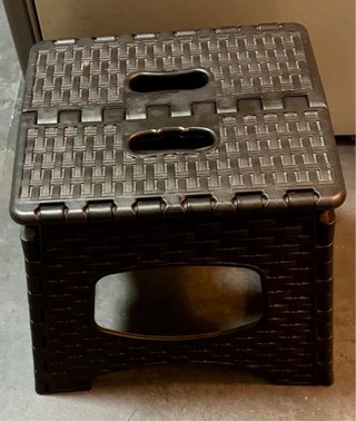 Banqueta Plegable Negra