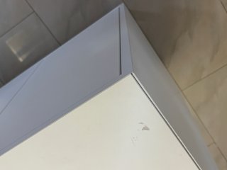 Mueble almacenaje EKET Ikea blanco y madera