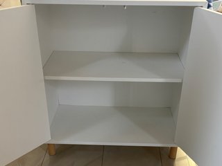 Mueble almacenaje EKET Ikea blanco y madera