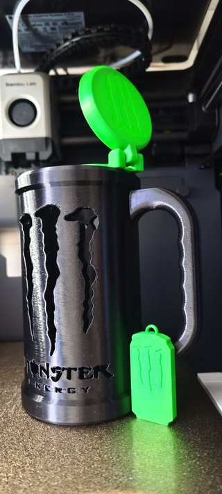 Porta Copos Monster Energy Personalizado