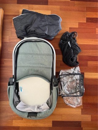 Capazo UPPAbaby recién nacido + extras casi nuevo