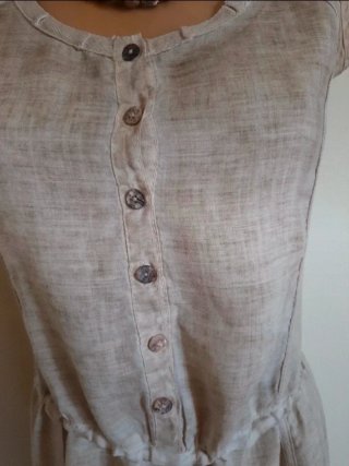 Vestito 100% in lino