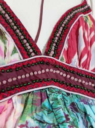 Vestido boho floral Fórmula Joven talla 36 / 38