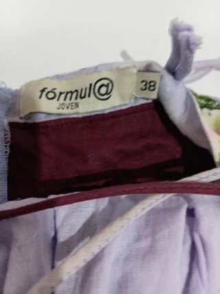Vestido boho floral Fórmula Joven talla 36 / 38