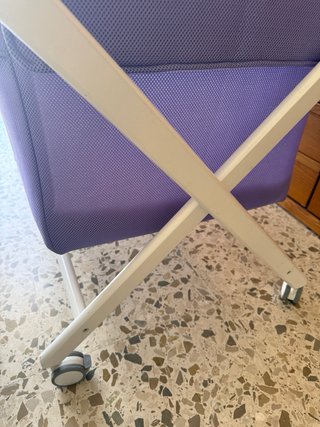 Minicuna con ruedas y colchón