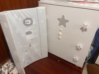 Cambiador bebé con bañera