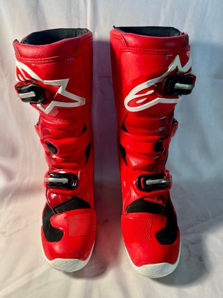 Bota Motocross Alpinestars Tech 7 Junior Roja
