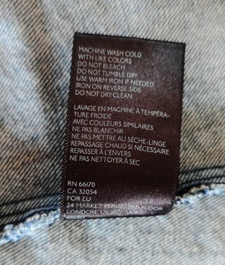 Falda vaquera BDG botones S