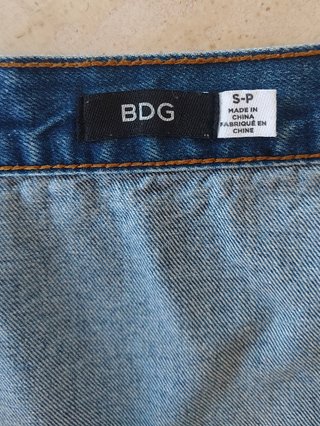 Falda vaquera BDG botones S