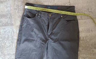 Pantalón recto marrón talla 36