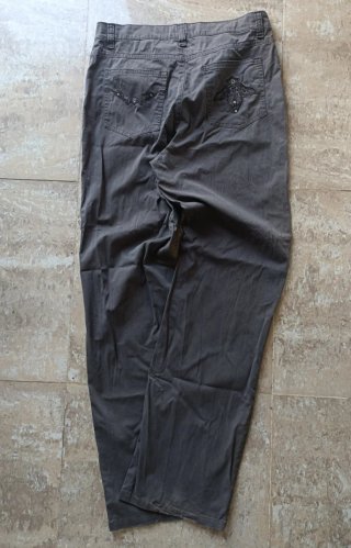 Pantalón recto marrón talla 36