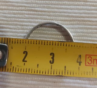 Anello fedina argento 925 con disegno geometrico
