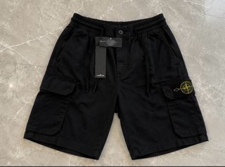 Stone Island Pantalones Cargo Negros