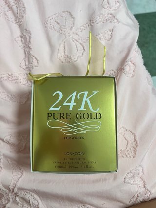 Perfume LONKOOM 24K Pure Gold Mujer