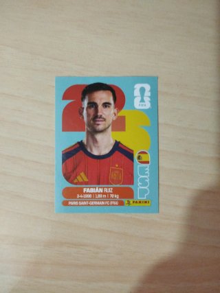 Fabián Ruiz Mundial 2026 Panini