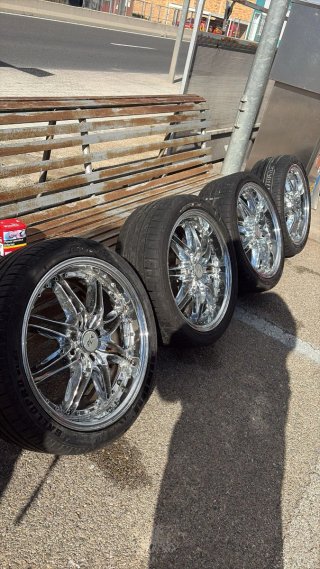 Llantas Cromadas 4x108 neumáticos 215/40/r17