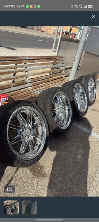 Llantas Cromadas 4x108 neumáticos 215/40/r17