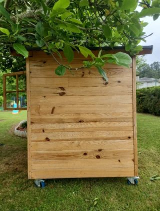 Casita de madera para niños
