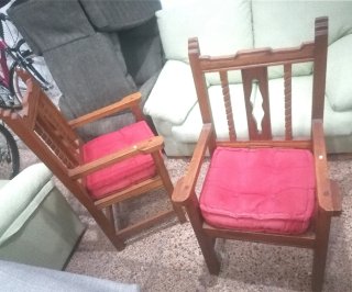Grandes sillas MADERA RÚSTICA