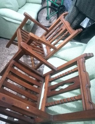 Grandes sillas MADERA RÚSTICA