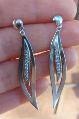 Orecchini Argento 925 Zirconi